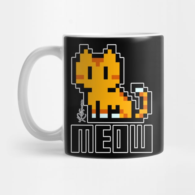 Just Meow saying Hello by RuftupDesigns